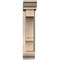 Ekena Millwork Balboa Traditional Smooth Bracket w/ Offset Brace, Douglas Fir, 5 1/2"W x 18"D x 26"H BKT0604X18X26BOA01SDF - alternate 3